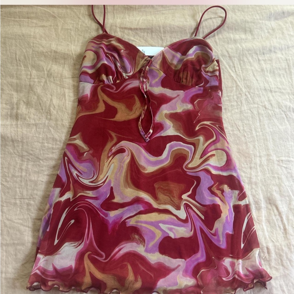 urban outfitters mesh mini dress